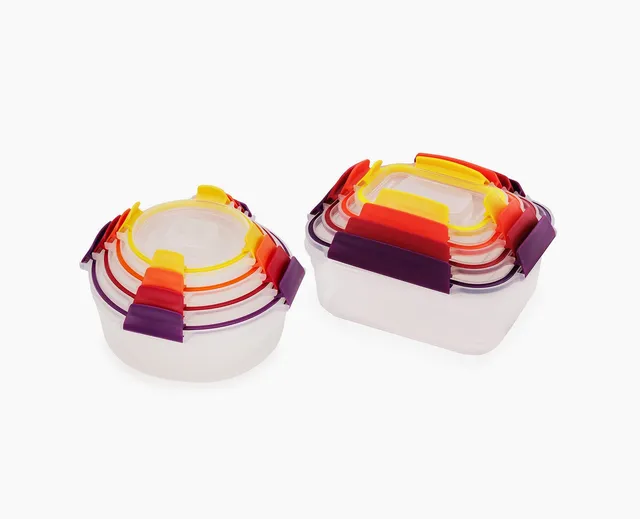 joseph-joseph-nest-lock-8-piece-multicolour-food-container-set-airtight-and-spac image 1