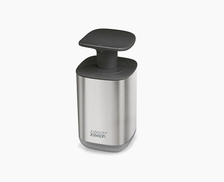joseph-joseph-presto-steel-grey-hygienic-soap-dispenser image 1