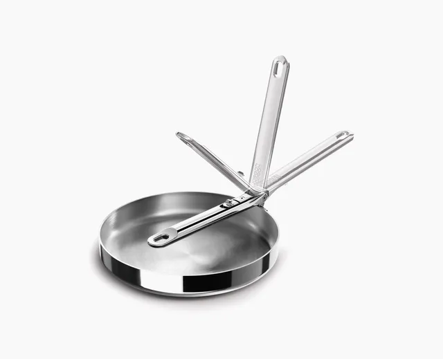 joseph-joseph-space-steel-folding-handle-24cm-frying-pan image 1