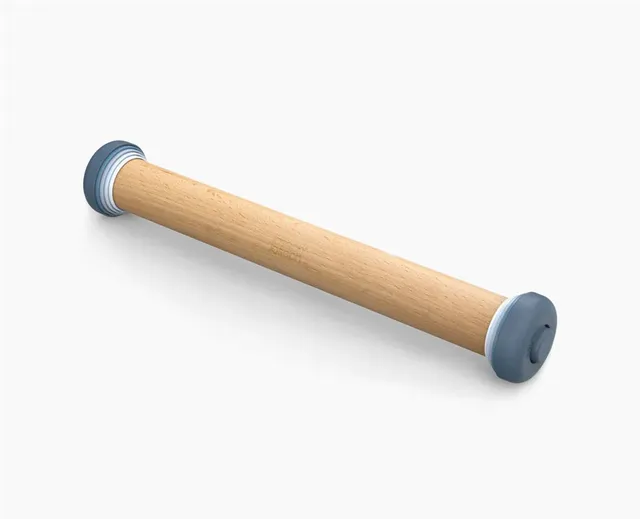joseph-joseph-precisionpin-adjustable-rolling-pin-blue-rings image 1