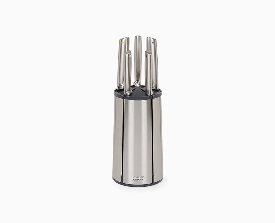 joseph-joseph-elevate-steel-knives-carousel-5-piece-set image 1
