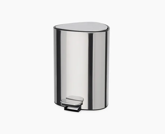joseph-joseph-easystore-luxe-5l-stainless-steel-bathroom-pedal-bin-corner-design image 1