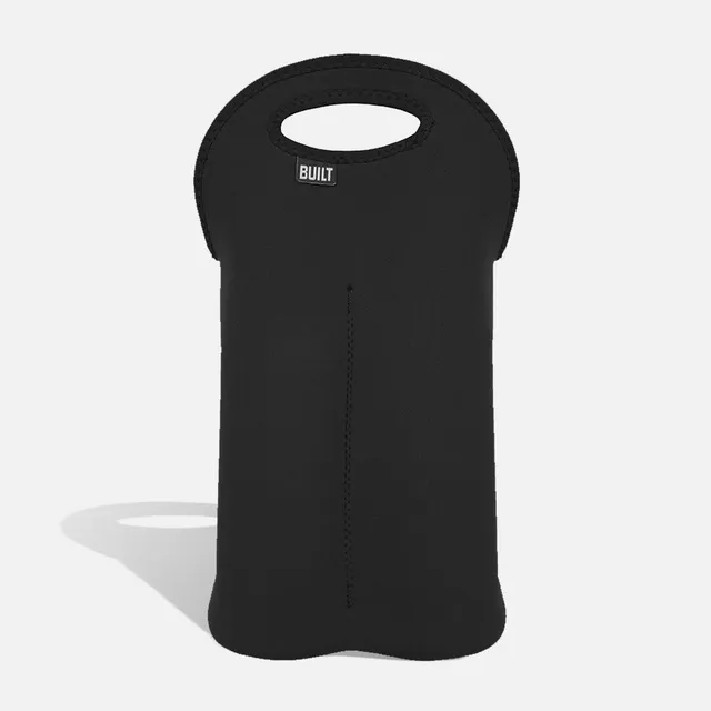 built-two-bottle-wine-tote-neoprene-insulated-carrier image 1