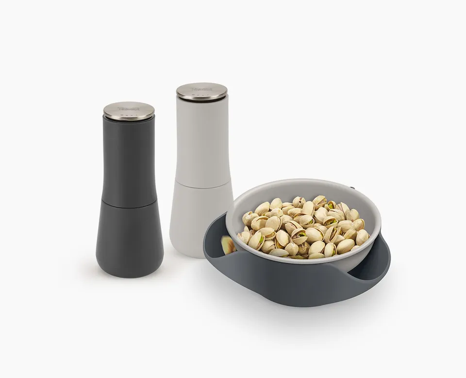 joseph-joseph-salt-pepper-serving-bowl-set-milltop-grey-mills-double-dish-grey-s image 1