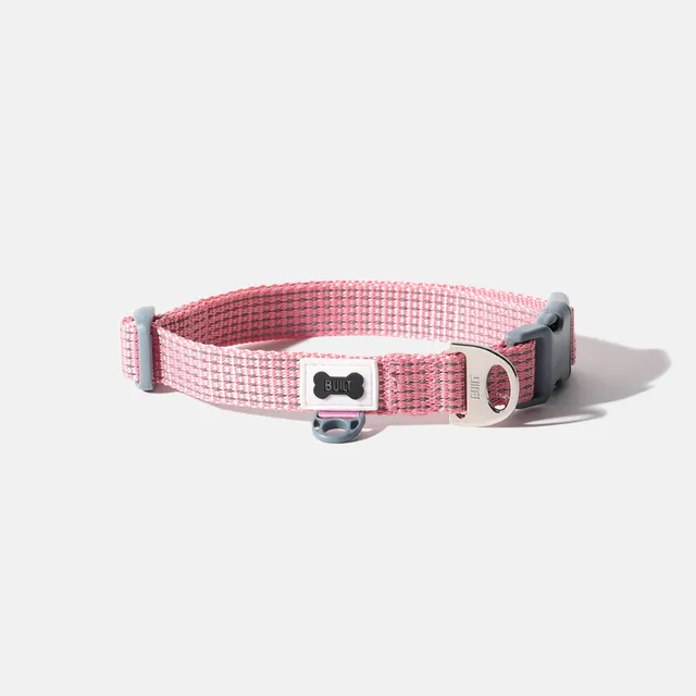 built-nightsafe-dog-collar-reflective-adjustable-with-metal-d-ring image 1