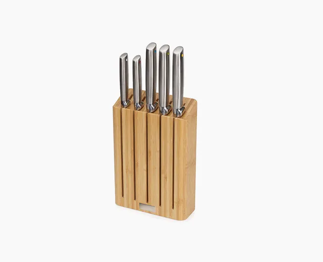 joseph-joseph-elevate-steel-knives-bamboo-5-piece-set-japanese-stainless-steel-k image 1
