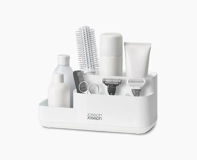 joseph-joseph-easystore-white-bathroom-storage-caddy image 1