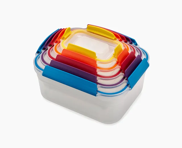 joseph-joseph-nest-lock-5-piece-food-container-set-space-saving-airtight-leakpro image 1