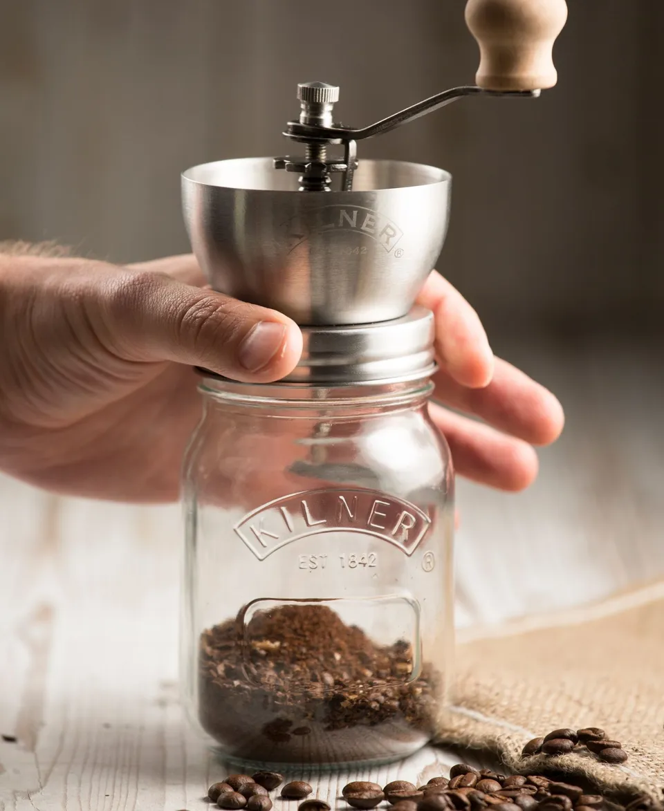 kilner-coffee-grinder-with-glass-jar image 1