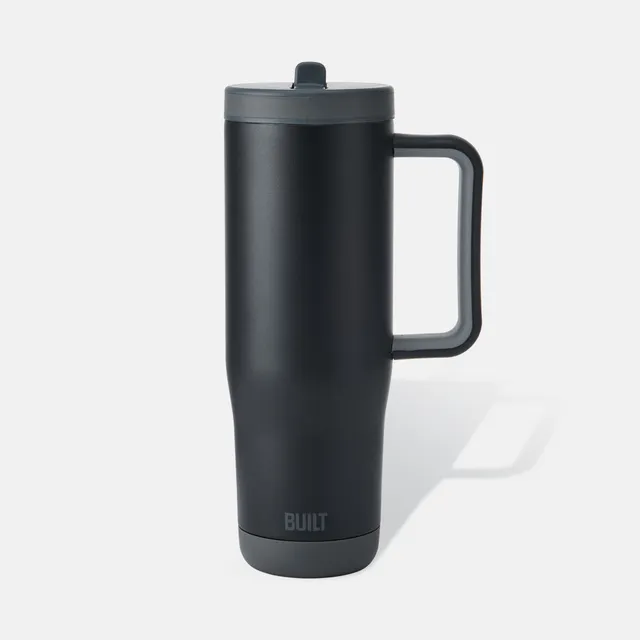 built-40oz-flip-straw-cascade-tumbler-stainless-steel-vacuum-insulated-leakproof image 1