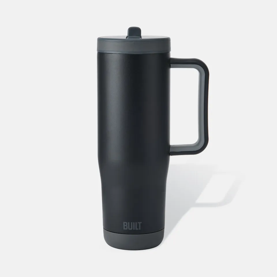 built-40oz-flip-straw-cascade-tumbler-stainless-steel-vacuum-insulated-leakproof image 1