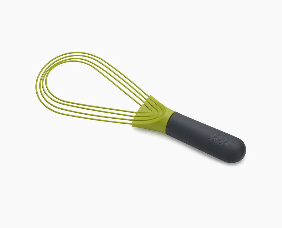 joseph-joseph-twist-2-in-1-whisk-green-balloon-flat-whisk-combo image 1
