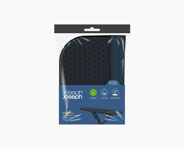 joseph-joseph-glide-plus-130cm-blue-advanced-ironing-board-cover-dripshield-tech image 1