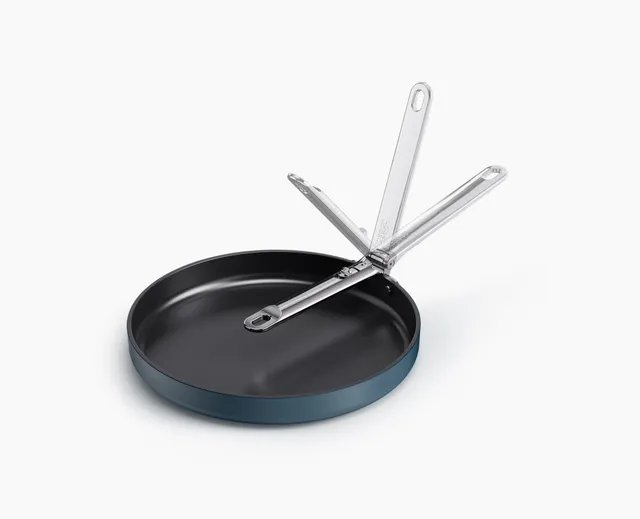 joseph-joseph-space-30cm-non-stick-ceramic-shallow-frying-pan-with-folding-handl image 1