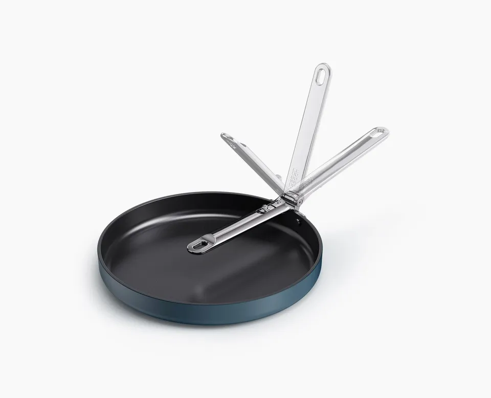joseph-joseph-space-30cm-non-stick-ceramic-shallow-frying-pan-with-folding-handl image 1