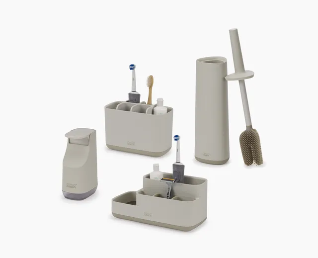 joseph-joseph-matt-ecru-bathroom-set-6-piece image 1