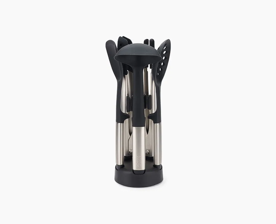 joseph-joseph-elevate-fusion-5-piece-stainless-steel-utensil-set-with-compact-st image 1