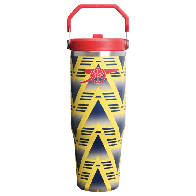 stanley-1913-x-arsenal-iceflow-flip-straw-tumbler-30-oz image 1