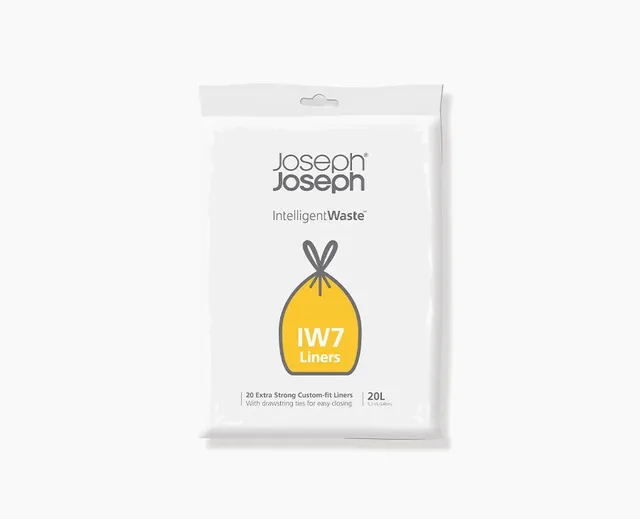 joseph-joseph-iw7-20l-grey-bin-liners-pack-of-20 image 1
