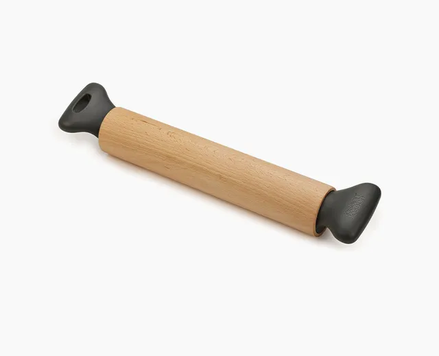 joseph-joseph-grip-pin-ergonomic-rolling-pin-grey-with-wide-contoured-handles-an image 1