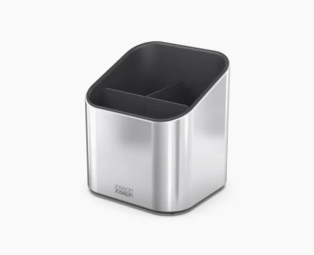 joseph-joseph-surface-tiered-stainless-steel-utensil-pot-organizer-with-dividers image 1