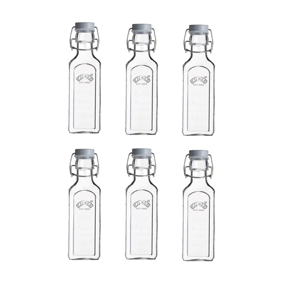 kilner-clip-top-bottles-set-of-6-10oz image 1