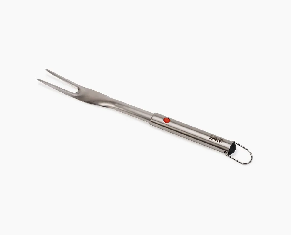joseph-joseph-grillout-stainless-steel-bbq-fork-with-extending-handle-retractabl image 1