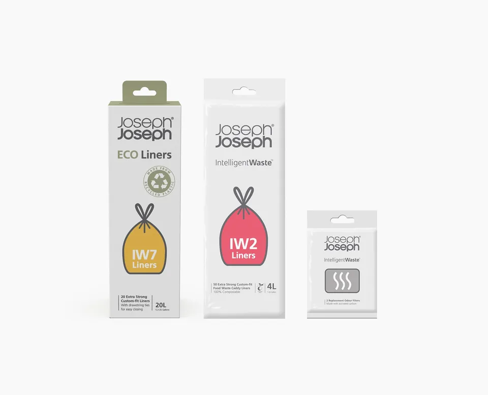 joseph-joseph-totem-compact-40l-replacement-liner-filter-accessory-pack image 1