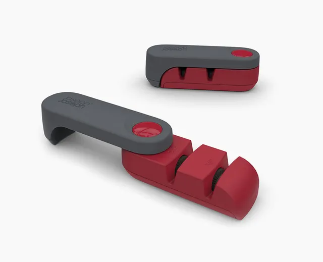 joseph-joseph-rota-red-folding-knife-sharpener-swivel-design-twin-ceramic-wheels image 1