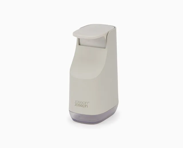 joseph-joseph-slim-matt-ecru-soap-pump-350ml-space-saving-dispenser image 1