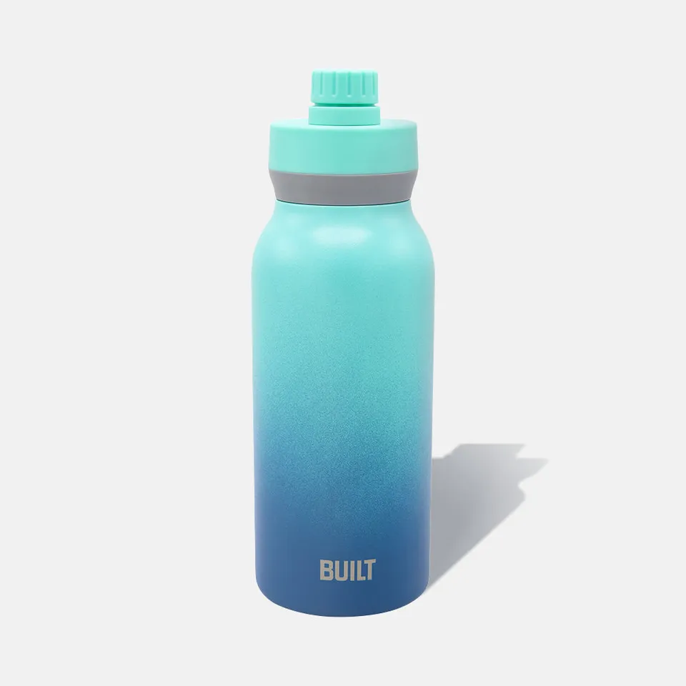 built-32oz-wide-mouth-cascade-with-chug-lid-stainless-steel-insulated-bottle image 1