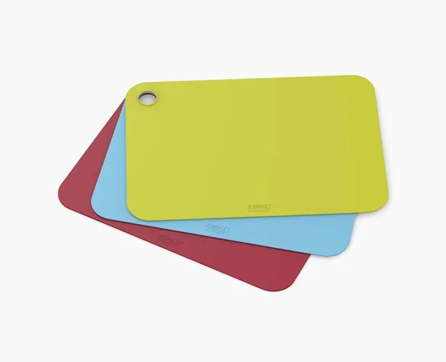 joseph-joseph-pop-3-piece-multicolour-chopping-mat-set-knife-friendly-color-code image 1