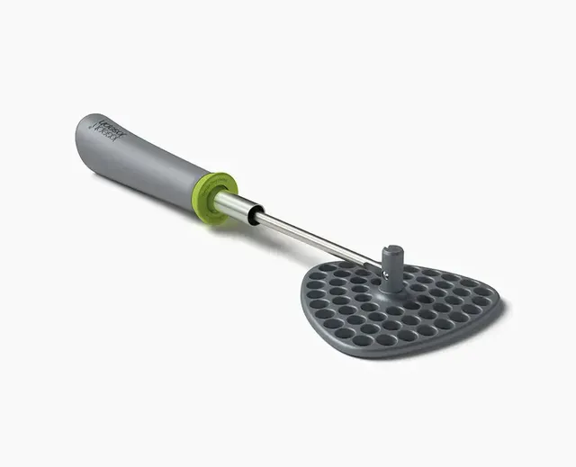 joseph-joseph-delta-green-potato-masher-folding-non-slip-comfort-grip image 1
