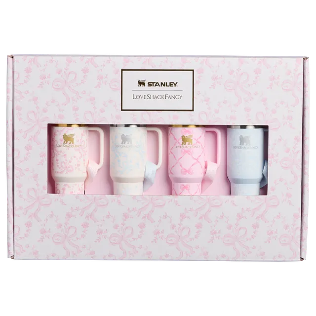 stanley-1913-x-loveshackfancy-holiday-quencher-protour-ornament-set-mini-tumbler image 1