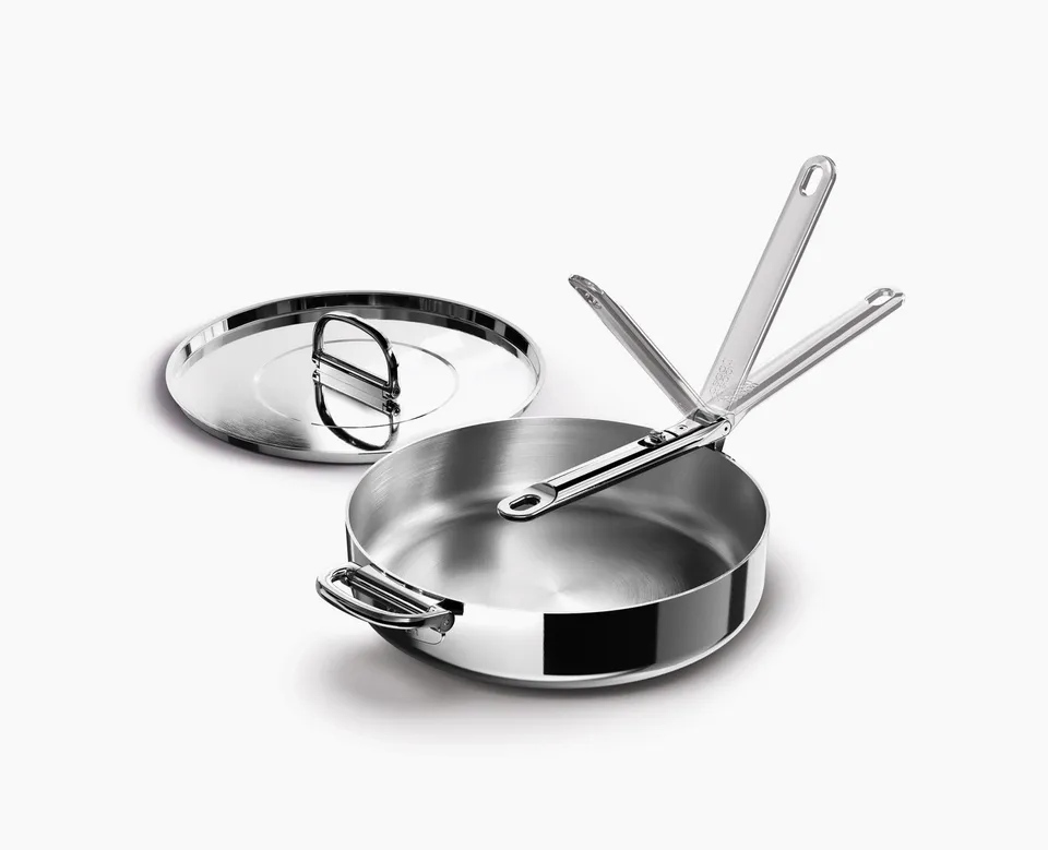 joseph-joseph-space-steel-folding-handle-28cm-saute-pan-lid image 1