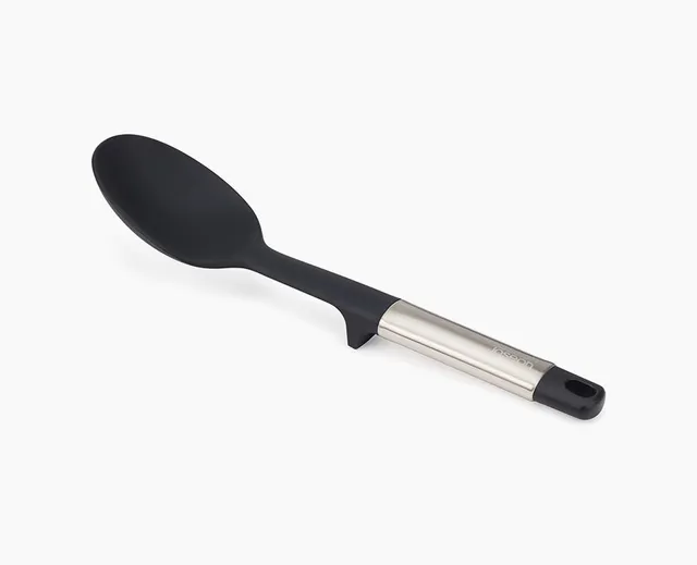 joseph-joseph-elevate-stainless-steel-silicone-solid-serving-spoon-with-integrat image 1