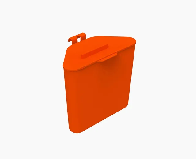 joseph-joseph-totem-3l-food-waste-caddy-red-replacement-part image 1