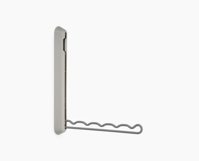 joseph-joseph-orderly-ecru-retractable-hanging-rail-for-wall-or-door-mounting image 1