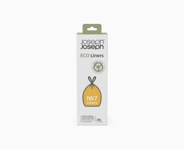 joseph-joseph-iw7-20l-grey-recycled-bin-liners-for-totem-bins image 1