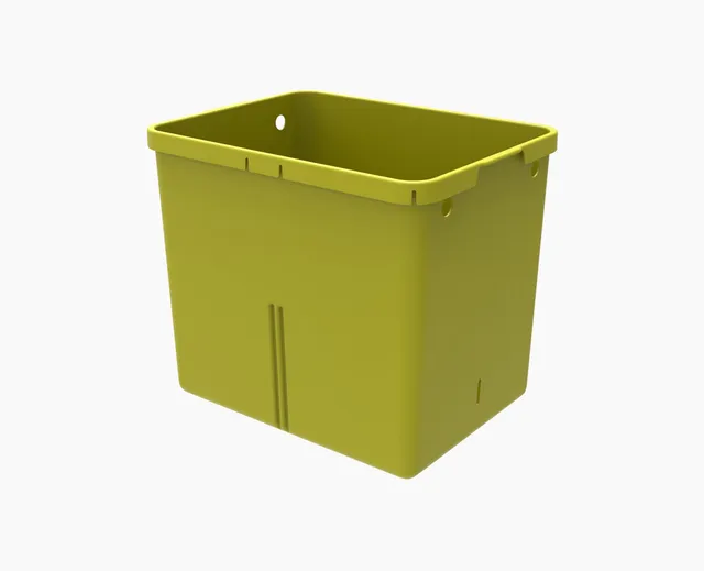 joseph-joseph-totem-24l-drawer-bucket-liner-green-replacement-for-totem-48l-60l- image 1
