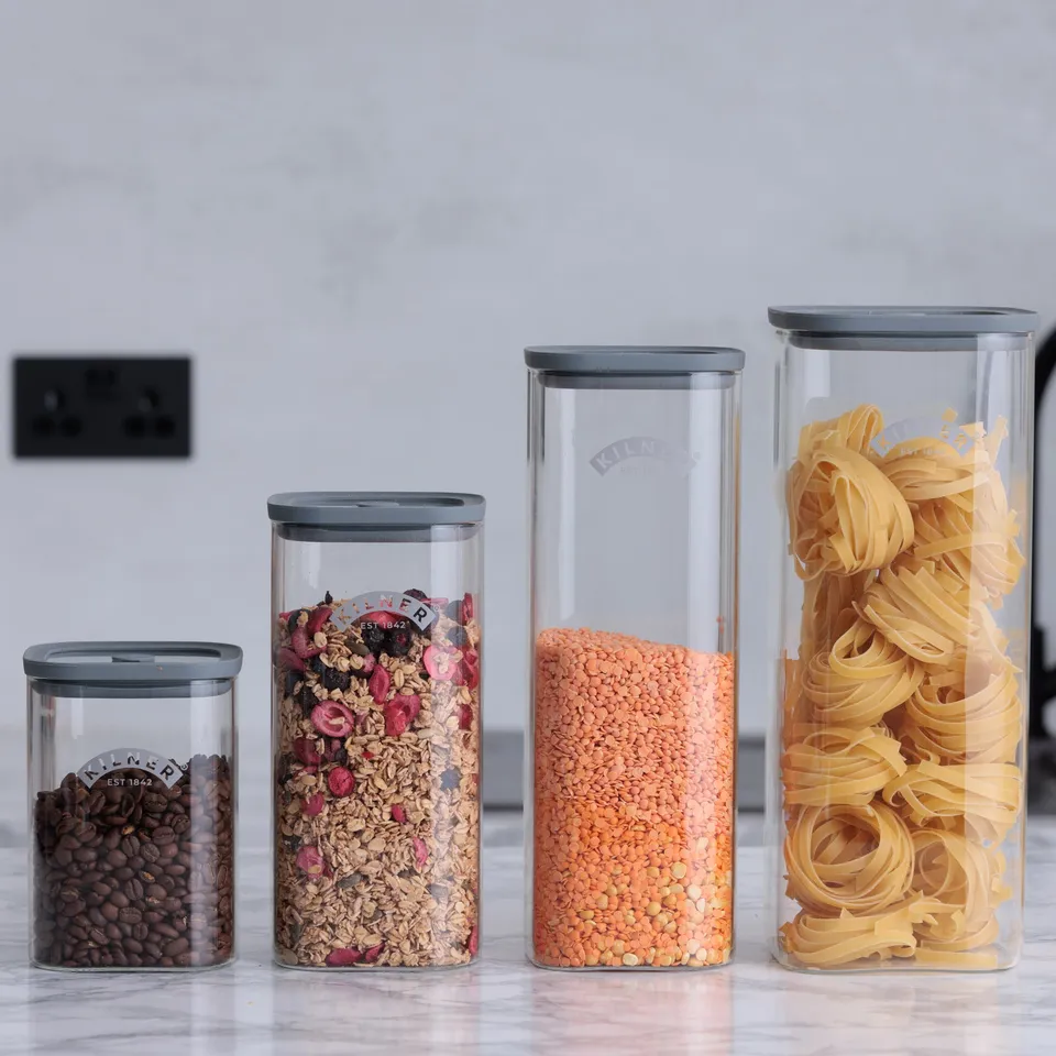 kilner-fresh-storage-jars-set-of-4-33-8oz-50-7oz-67-6oz-118oz-with-silicone-valv image 1