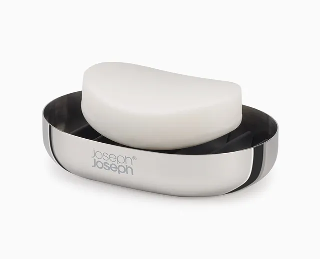 joseph-joseph-easystore-luxe-stainless-steel-soap-dish image 1