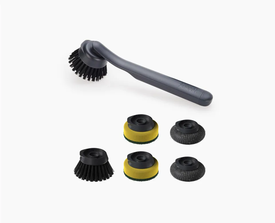joseph-joseph-sinktech-washing-up-brush-set-with-replacement-head-extra-heads image 1