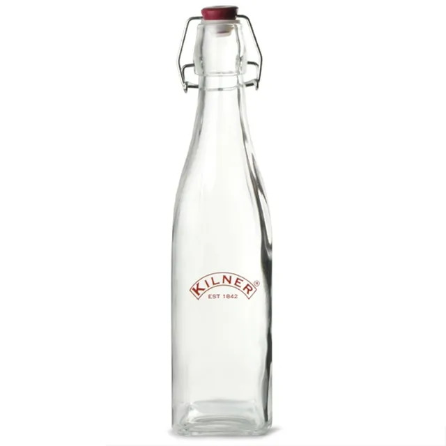 kilner-square-swing-top-glass-bottle-18-5-oz image 1