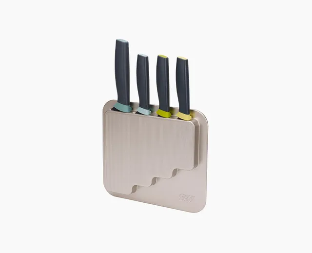 joseph-joseph-doorstore-4-piece-opal-kitchen-knives-set-with-slimline-storage-ca image 1