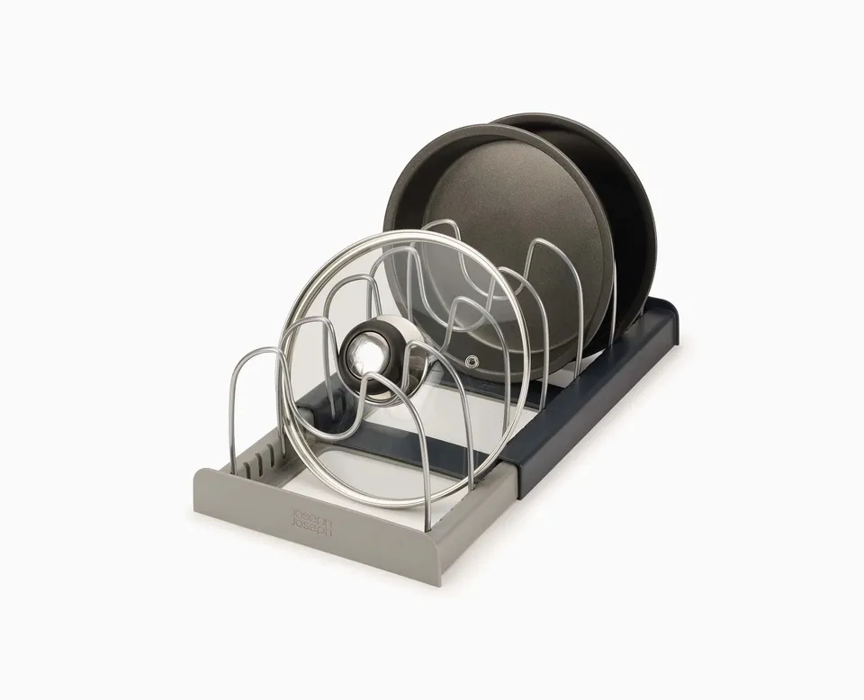 joseph-joseph-drawerstore-grey-expanding-cookware-organizer-adjustable-12-22-inc image 1