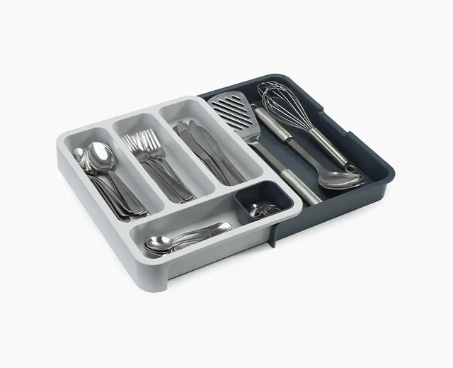 joseph-joseph-drawerstore-expandable-cutlery-tray-grey-adjustable-29-48cm image 1