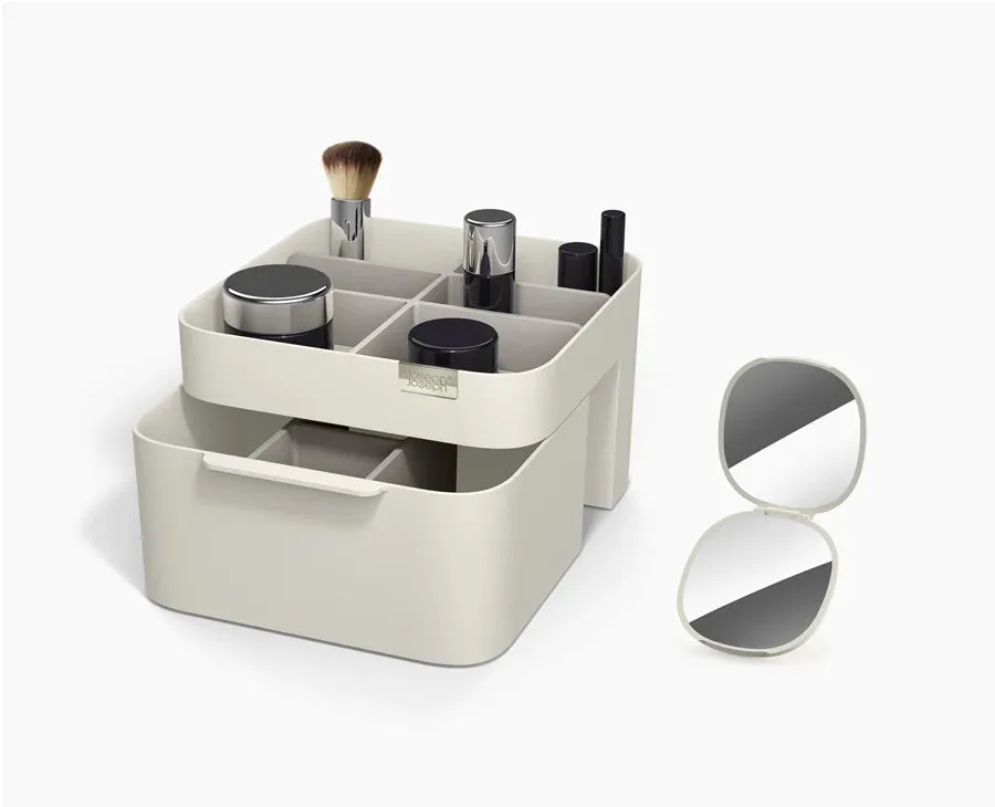 joseph-joseph-make-me-up-compact-mirror-makeup-organiser-set image 1