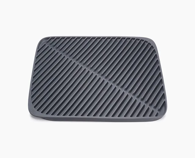 joseph-joseph-flume-grey-dish-draining-mat-foldable-scratch-proof image 1