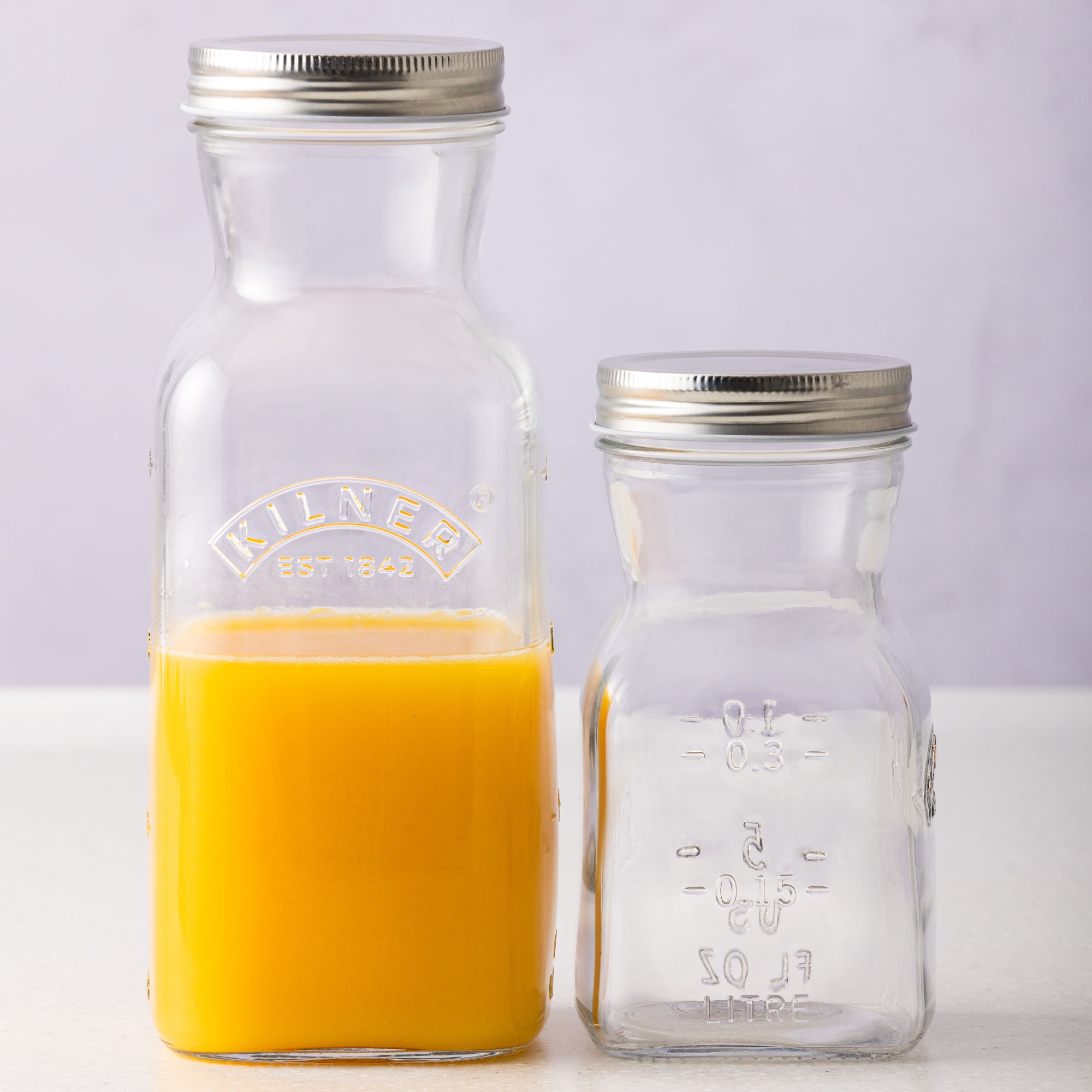 kilner-juice-and-sauce-bottles-set-of-6-3x17oz-3x34oz-with-labels image 1